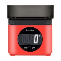 Ba22 Mythic Rouge - Terraillon - Balance De Cuisine Électronique - Capacité 5kg- Bol 0,7l - Terraillon