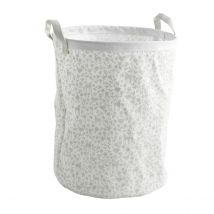 Panier De Rangement 31x39x31cm En Coton Blanc - Sauthon