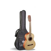 Laqant “ritmo” – 3/4 – Guitare Classique+housse- Naturelle Mate