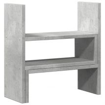Organisateur Armoire De Bureau Réglable Bois D'Ingénierie Gris 02_0043580 - Helloshop26 Le Choix, Autrement !