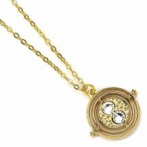 Harry Potter - Pendentif Et Collier Fixed Time Turner (plaqué Or) - Carat Shop