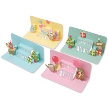 Matrices De Découpe - Carte 3d - 19 Dies Thinlits - Sizzix Scrapbooking