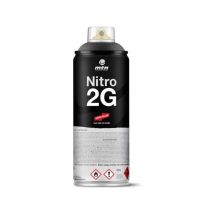 Bombe De Peinture Noir Goudron Mat Nitro 2g 400ml - Mtn - Montana
