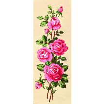 Canevas Antique Roses Roses 25x60cm - SEG