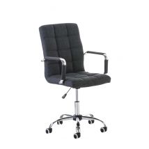 Chaise De Bureau Deli V2 En Tissu Gris - Ovegna