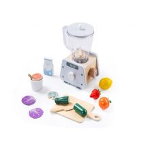 Blender Smoothie En Bois Avec Accessoires - EliNeli