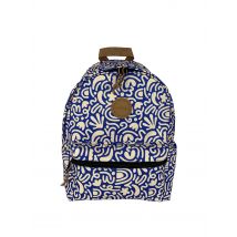 Sac À Dos M - Motif Blanc Et Bleu - Athènes - 20l - Easyou - Easyou