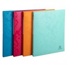 Classeur 4 Anneaux 15mm Polypropylène Recyclé Maïa - A4 - Couleurs Assorties - X 20 - Exacompta