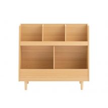 Sobuy Kmb111-n Bibliothèque Enfant, Étagère À Livres, Meuble Rangement Sur Pieds Pour Enfant, Meuble Rangement Jouets Et Livres Pour Chambre D'Enfant,