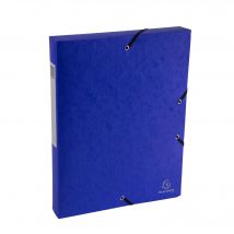 Boite De Classement Exabox Dos 40mm Carte Lustrée Scotten - A4 - Couleurs Assorties - X 10 - Exacompta