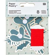 Etiquette Decorative Pour Cadeaux Noel - Rico Design