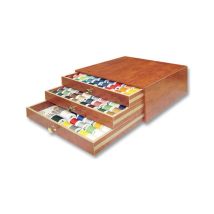 Coffret Trésor Bois Madeira Aerofil - 194 Bobines - 8190h Marron