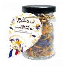 Mélange De Fleurs Séchées Comestibles Pour Pâtisserie 18 G - Mirontaine