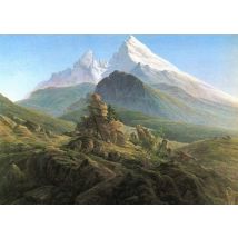 Puzzle 500 Pièces - Caspar David Friedrich - Le Watzmann, 1825 - Grafika