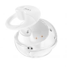 Linq Écouteurs Bluetooth Clip Design Ouvert Micro Appel Touche Tactile Blanc