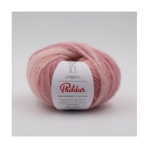 Pelote De Laine Et Alpaga Phil Glamour - Phildar Rose The