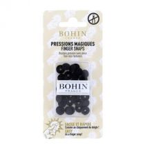 Boutons Pressions Sans Pince 9mm Bohin Noir