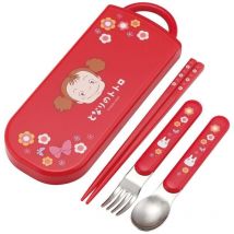 Mon Voisin Totoro - Set Baguettes Et Cuillère Et Fourchette Mei Red - Skater