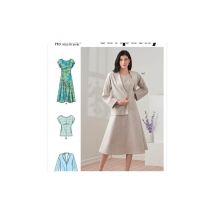 Patron Simplicity 9263 - Ensemble Robe, Veste Et Top Femme Du 34 Au 52 (fr) Taille N°fr 44-52