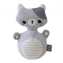 Jouet Bébé - Culbuto En Coton Bio - Chaton - Sevira Kids
