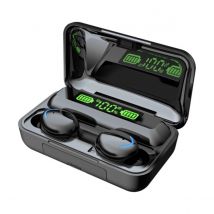 Avizar Écouteurs Sans Fil 5.1 Modèle Flex Avec Assistant Vocal Et Affichage Led Noir