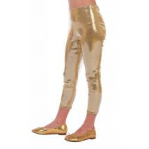 Leggings Paillette Or Taille 152 Cm - WILBERS