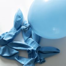 Ballons De Baudruche Gonflables Bleu 10 Pièces - Graine Creative