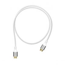 Cygnett Câble Hdmi Vers Hdmi 8k 48gbps En Nylon Tressé 1.5m Blanc - Cygnett