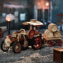 Maquette 3d - La Locomobile Vapeur - Robotime
