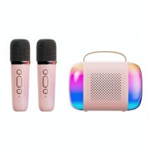 Microphone Bluetooth Portable Étanche Son Puissant Autonomie Longue Durée Rose Yonis - Yonis