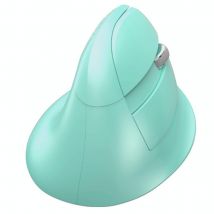 Souris Ergonomique Verticale Sans Fil Rechargeable Avec Boutons De Navigation Vert Yonis - Yonis