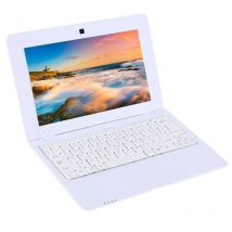 Netbook Android Ordinateur Portable 10,1 Pouces Quad Core 1+8go Blanc Yonis - Yonis