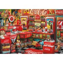 Puzzle 1000 Pièces - Coca Cola - Nostalgie - Schmidt Spiele