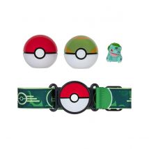 Pokémon - Ensemble Pour Ceinture Clip'n'go Poké Ball, Faiblo Ball & Bulbizarre - Jazwares
