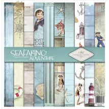 10 Papiers Assorties Scrapbooking 30.5 X 30.5 Cm Itd Collection Seafaring Adventure - ITD Collection