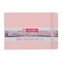 Carnet Croquis - 21 X 14,8cm - 80 Feuilles - 140g - Rose - Royal Talens