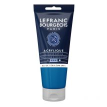 Peinture Acrylique - Bleu De Céruléum - 065 - Fine - Lefranc Bourgeois - Tube 80ml