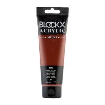 Peinture Acrylique - Rouge Anglais - 405 - Blockx Artist - Qualité Beaux-arts - Tube 120ml - Color Block