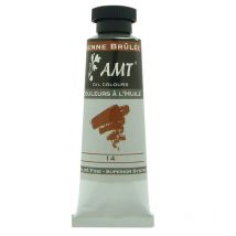 Peinture À L'Huile Fine En Tube Terre De Sienne Brulée 45ml - Amt