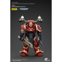 Warhammer 40k - Figurine 1/18 World Eaters Khorne Berzerker Avec Eviscerator Chainsword 13 Cm - Joy Toy