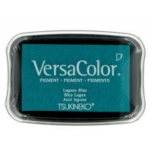 Encreur Versacolor Lagoon Blue - Tsukineko Scrapbooking