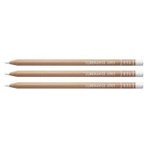 3 Crayons De Couleur - Blanc - Caran D'Ache - Luminance 6901