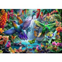 Puzzle 500 Pièces - Tropical Hummingbirds - Bluebird Puzzle