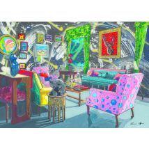 Puzzle 1000 Pièces - Home Room With Deer - Heye