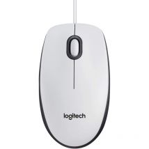 Souris Filaire Usb Logitech M100 Blanche