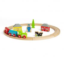 Mon Premier Circuit De Train En Bois - Bigjigs Toys