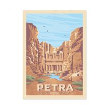 Affiche 30x40 Cm - Petra Jordanie - Olahoop Travel Posters - Wall Editions