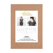 Pochette Patron De Couture Anna Robe 3-12a Taille N°fr 3-12 - Ikatee