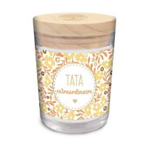 Bougie Verre - Parfumée - Tata Extraordinaire - Idées Cadeaux - Sudio