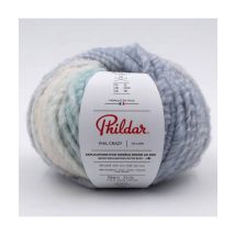 Pelote De Laine À Tricoter Phil Crazy - Phildar Bleu Glacier